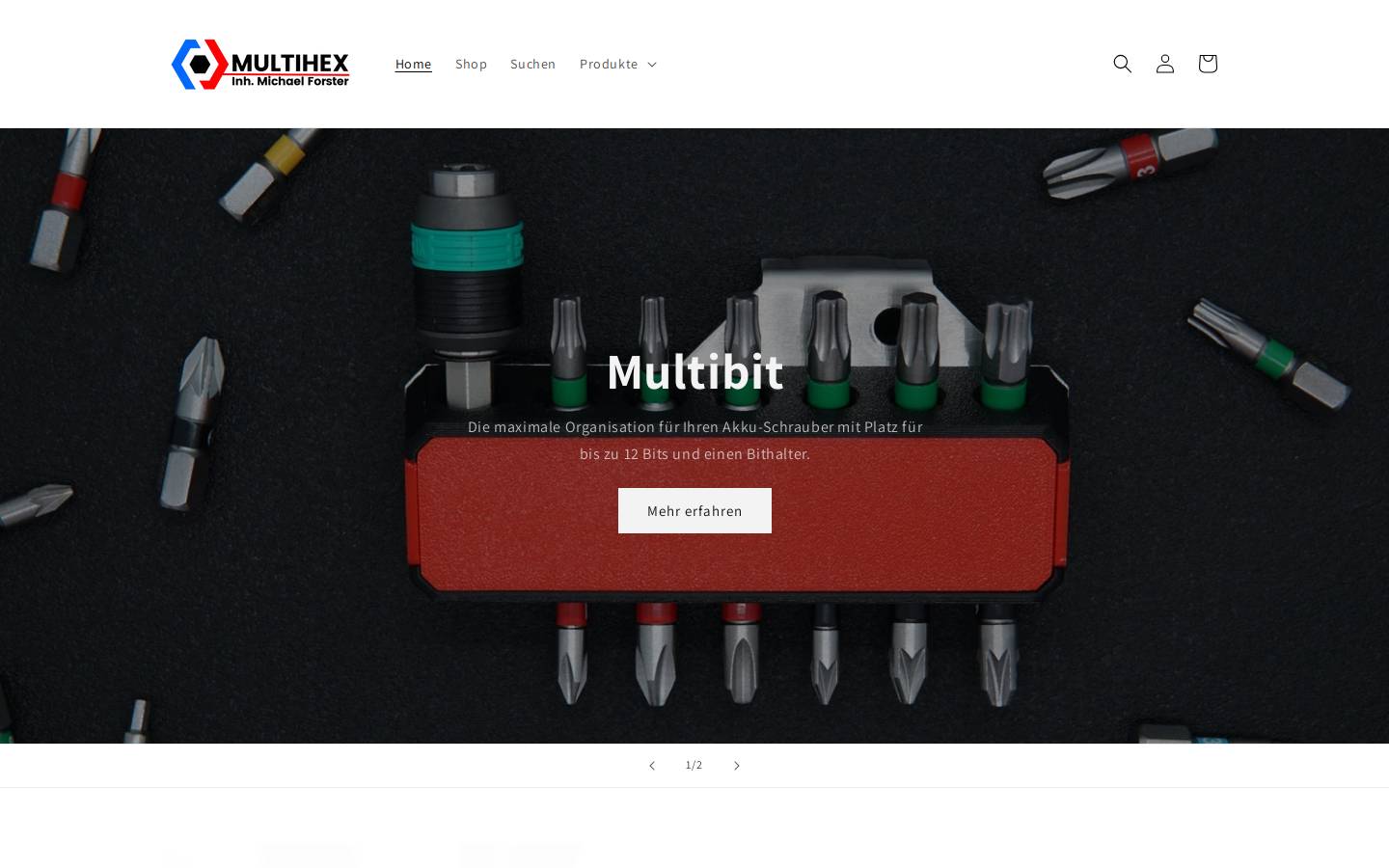 multihex.de homepage screenshot