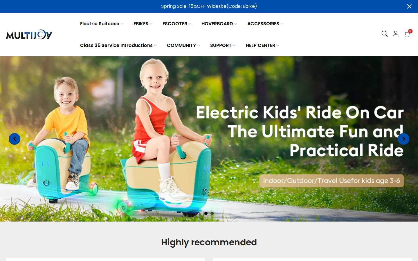 multijoy.com homepage screenshot