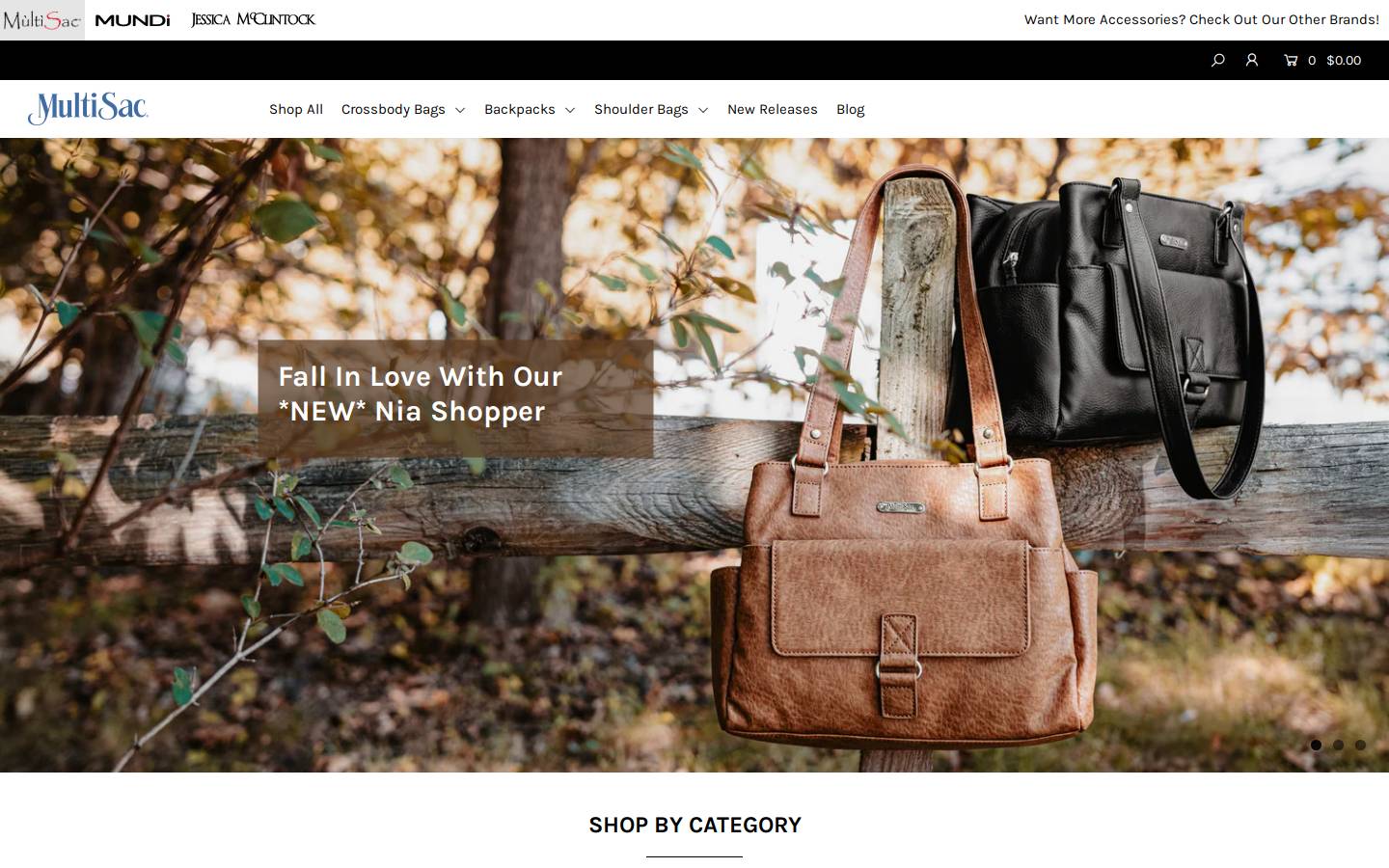 multisachandbags.com homepage screenshot