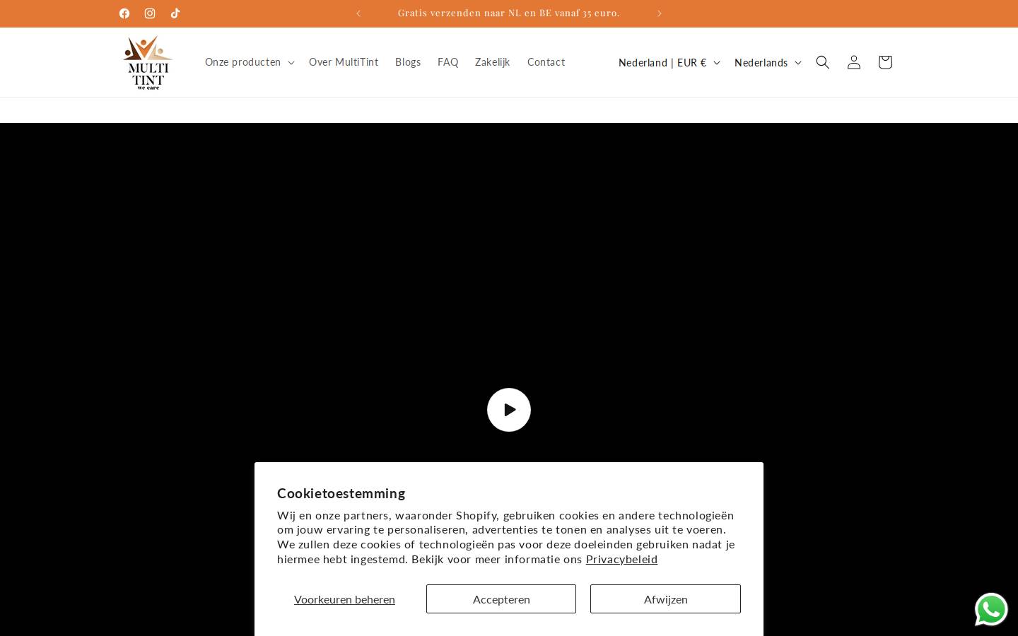 multitint.com homepage screenshot