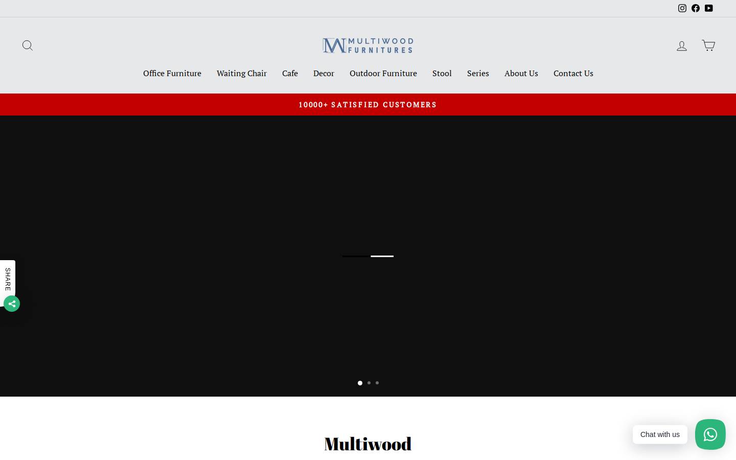 multiwood.com.pk homepage screenshot