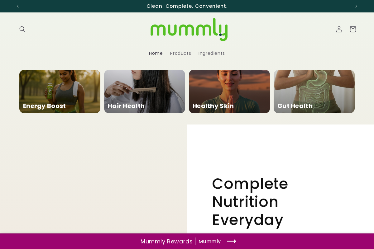 mummly.com homepage screenshot
