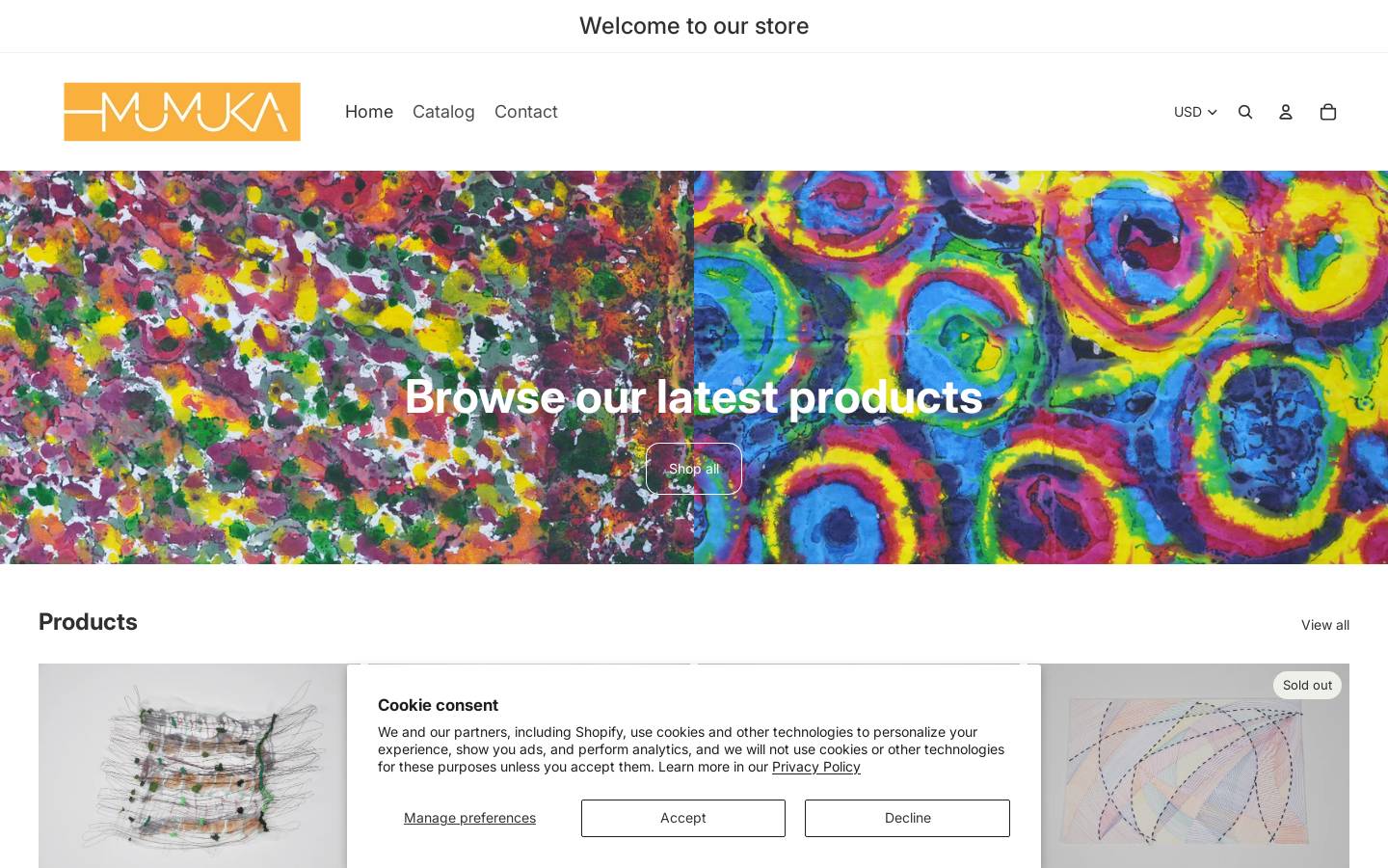 mumukabymlopezartist.com homepage screenshot