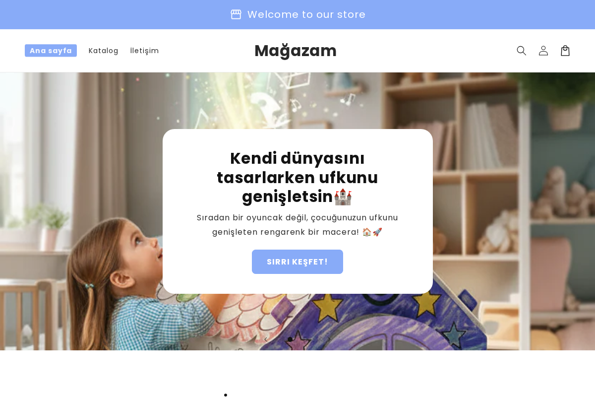 Mağazam homepage screenshot