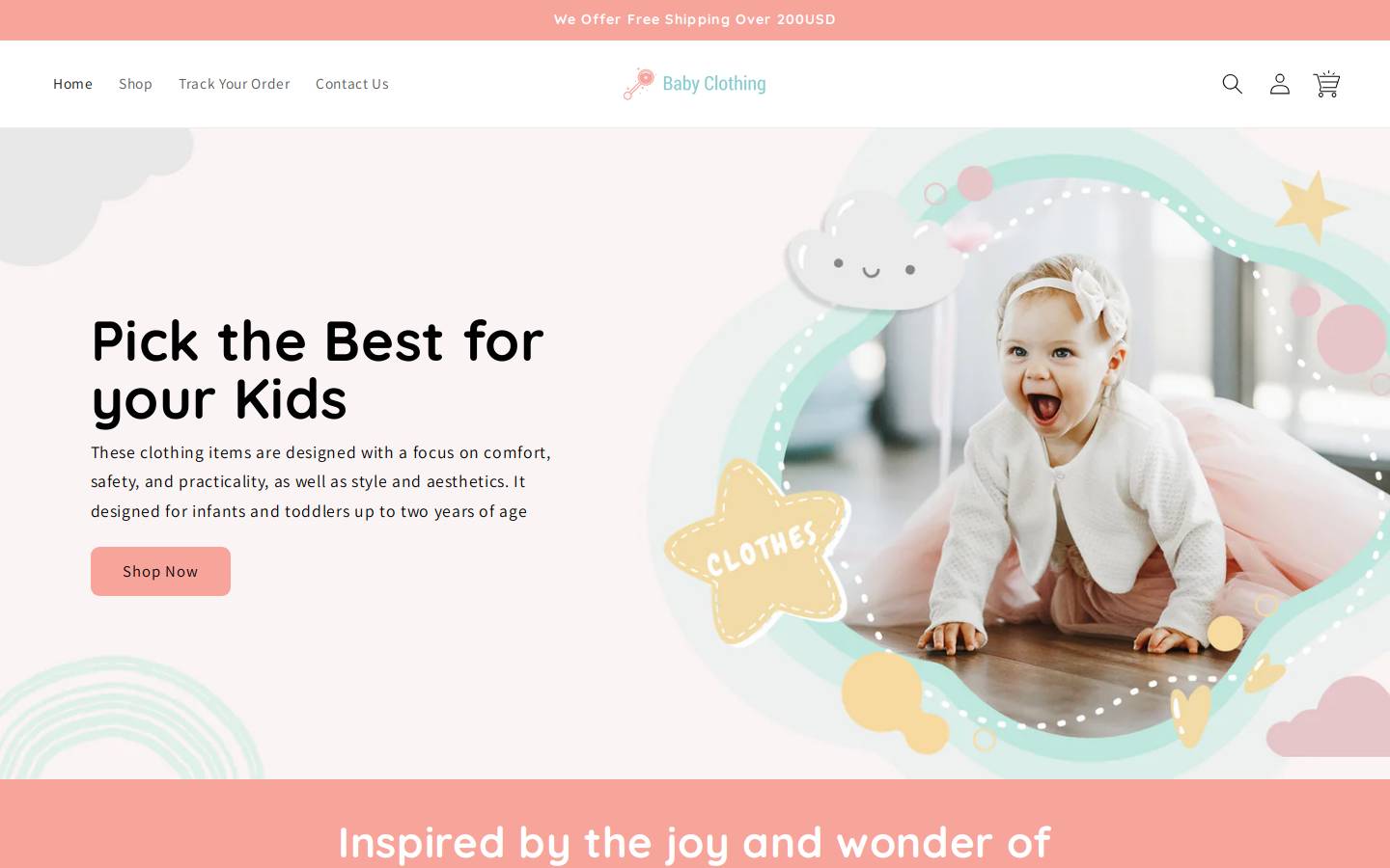munchkinboutique.com homepage screenshot