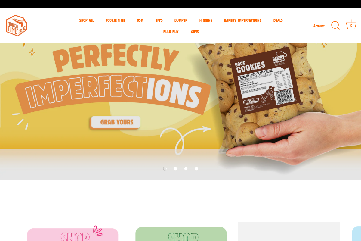 Munchtime homepage screenshot