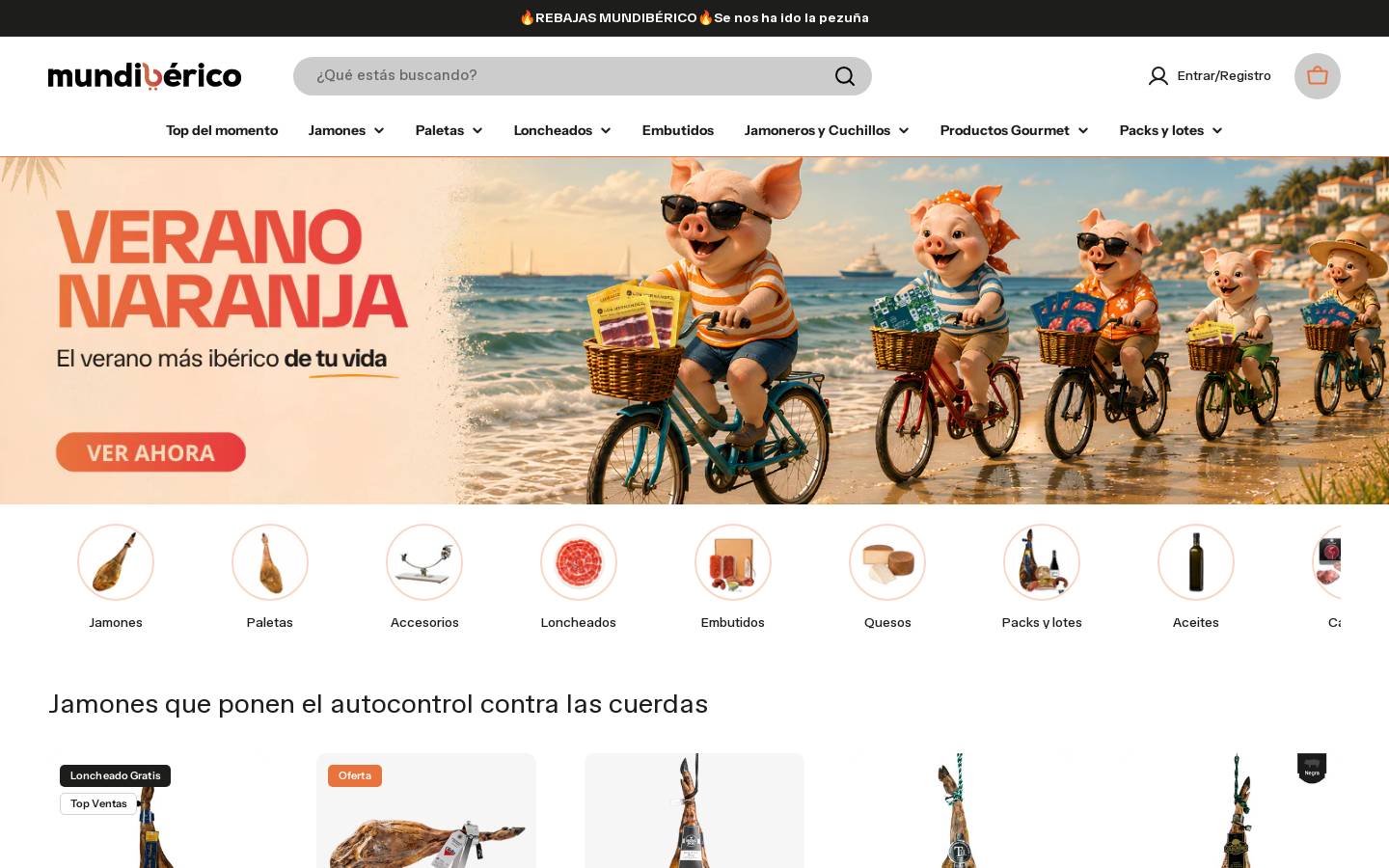 Mundiberico homepage screenshot