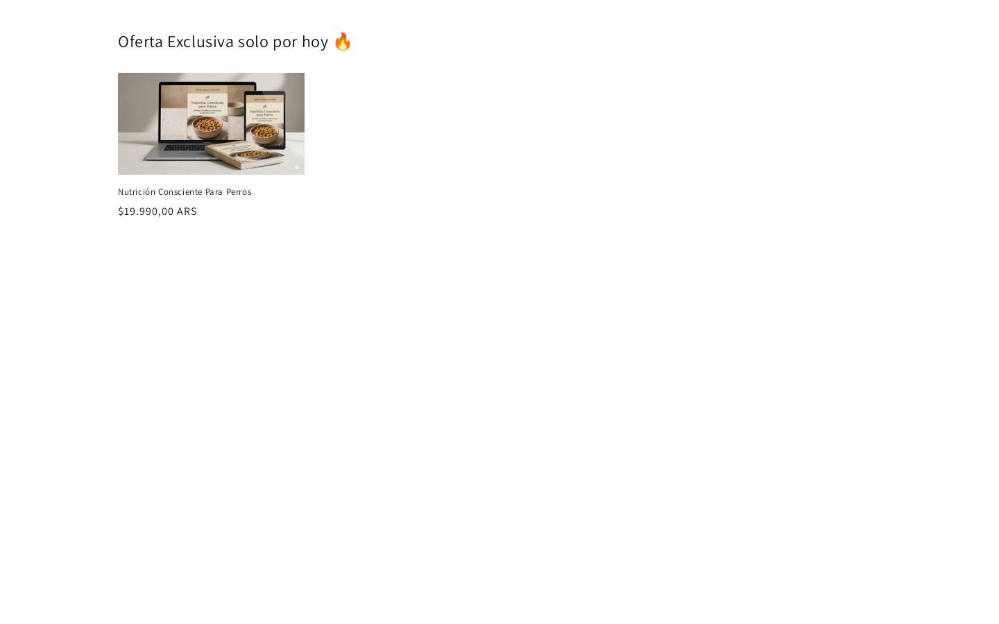 mundoanimalconsciente.shop homepage screenshot