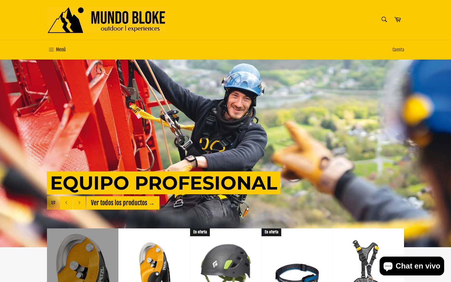 mundoblokestore.com.mx homepage screenshot