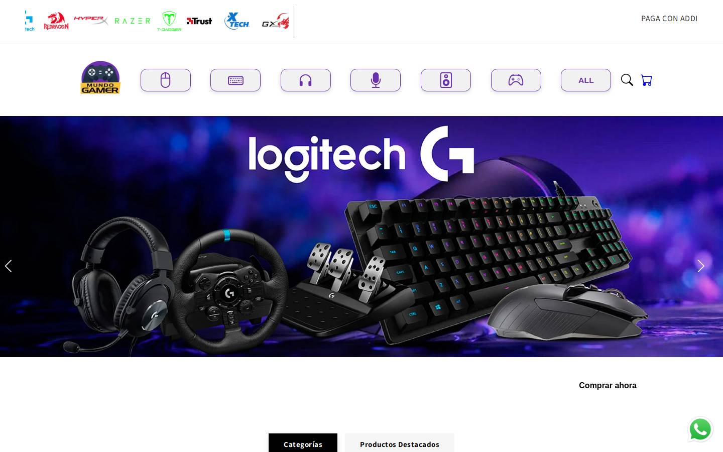 mundogamer.co homepage screenshot