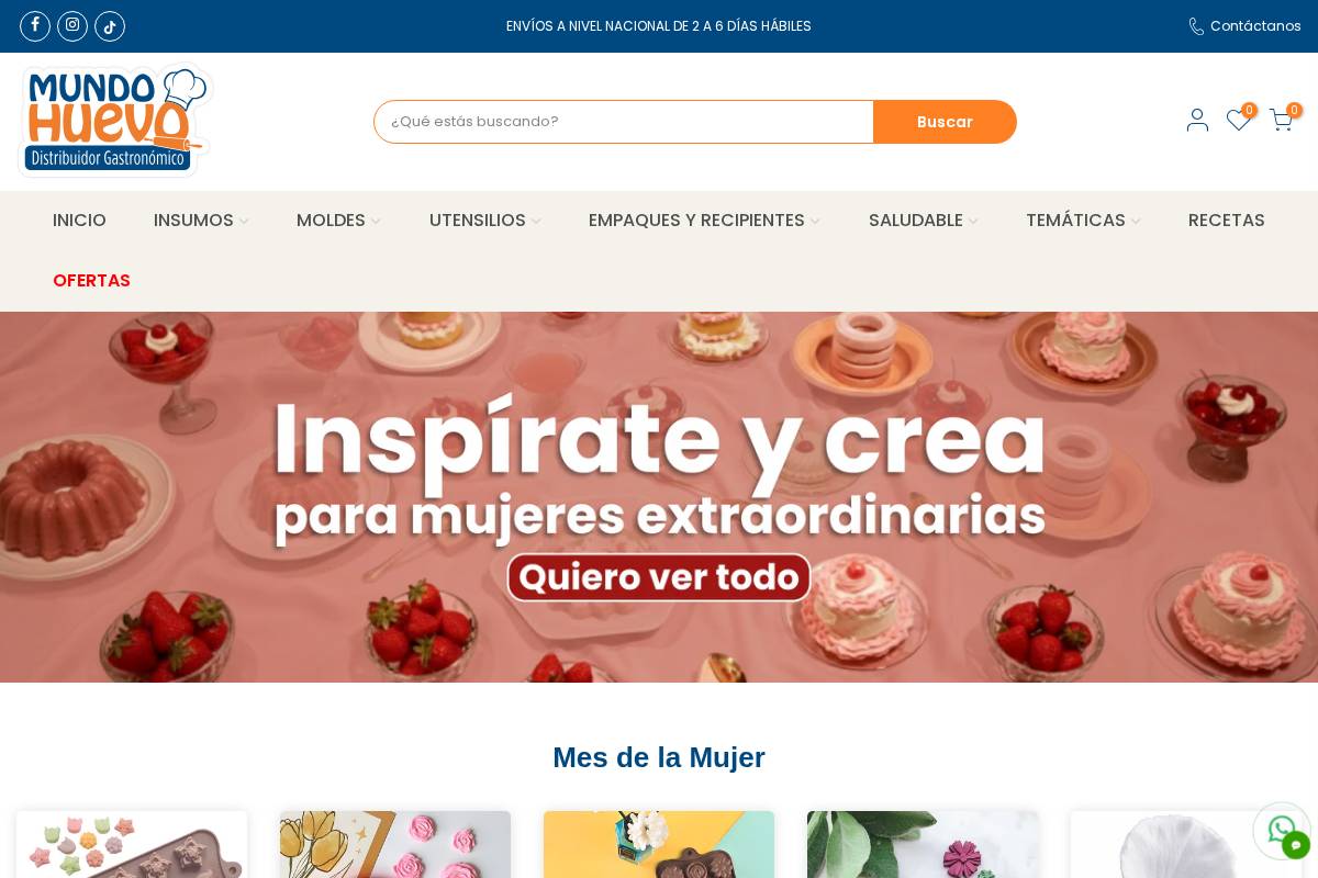 Mundo Huevo homepage screenshot