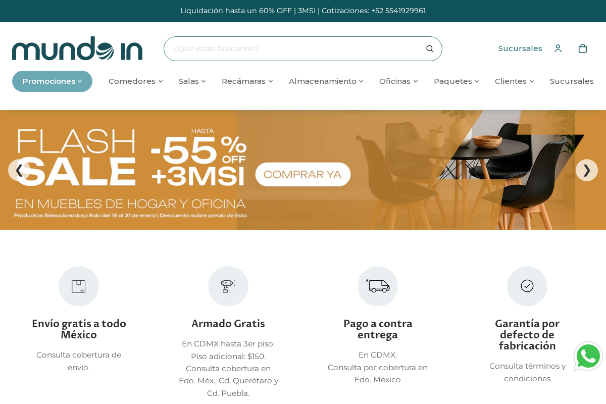 MUNDO IN homepage screenshot