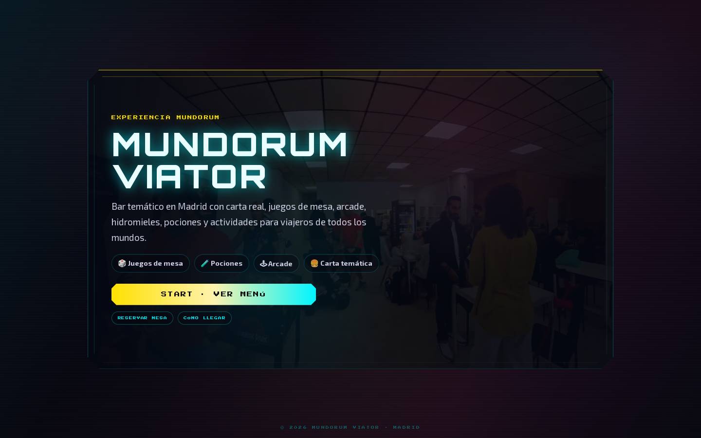 mundorumviator.com homepage screenshot