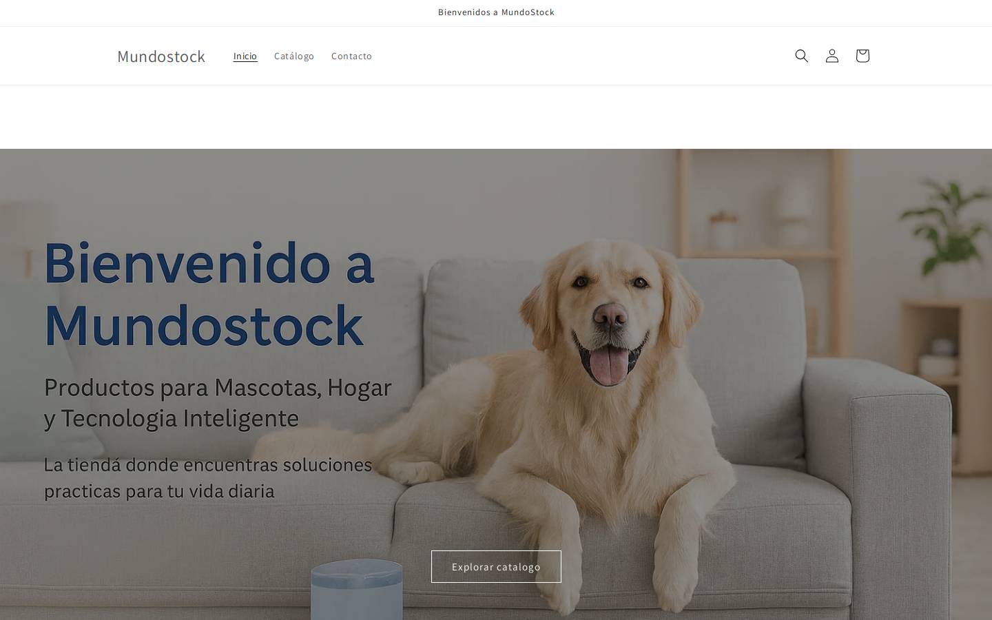 mundostock.com homepage screenshot