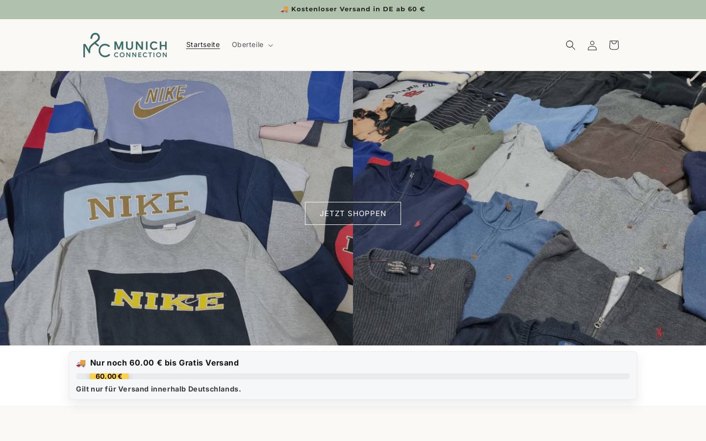 munich-connection.com homepage screenshot