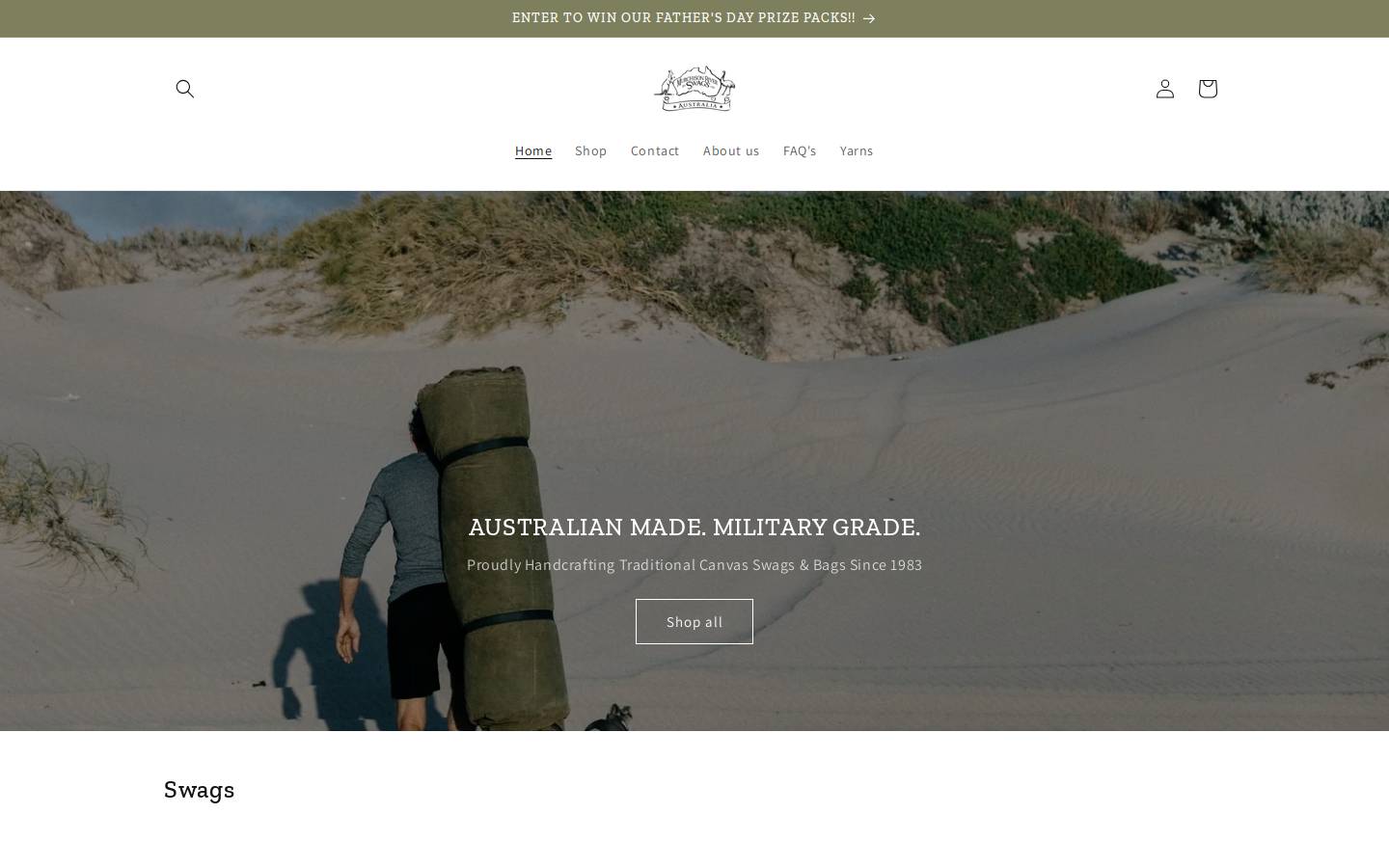 Murchisonriverswags homepage screenshot