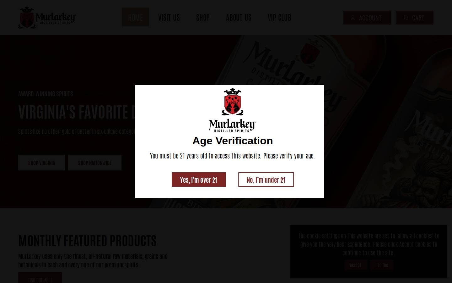 murlarkey.com homepage screenshot