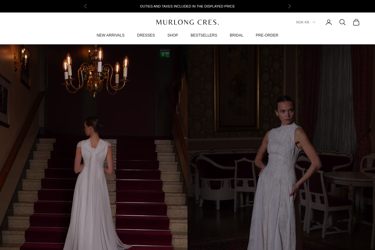 Murlongcres homepage screenshot