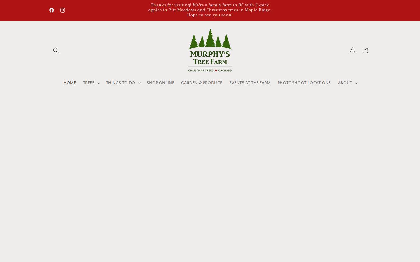 murphytreefarms.com homepage screenshot