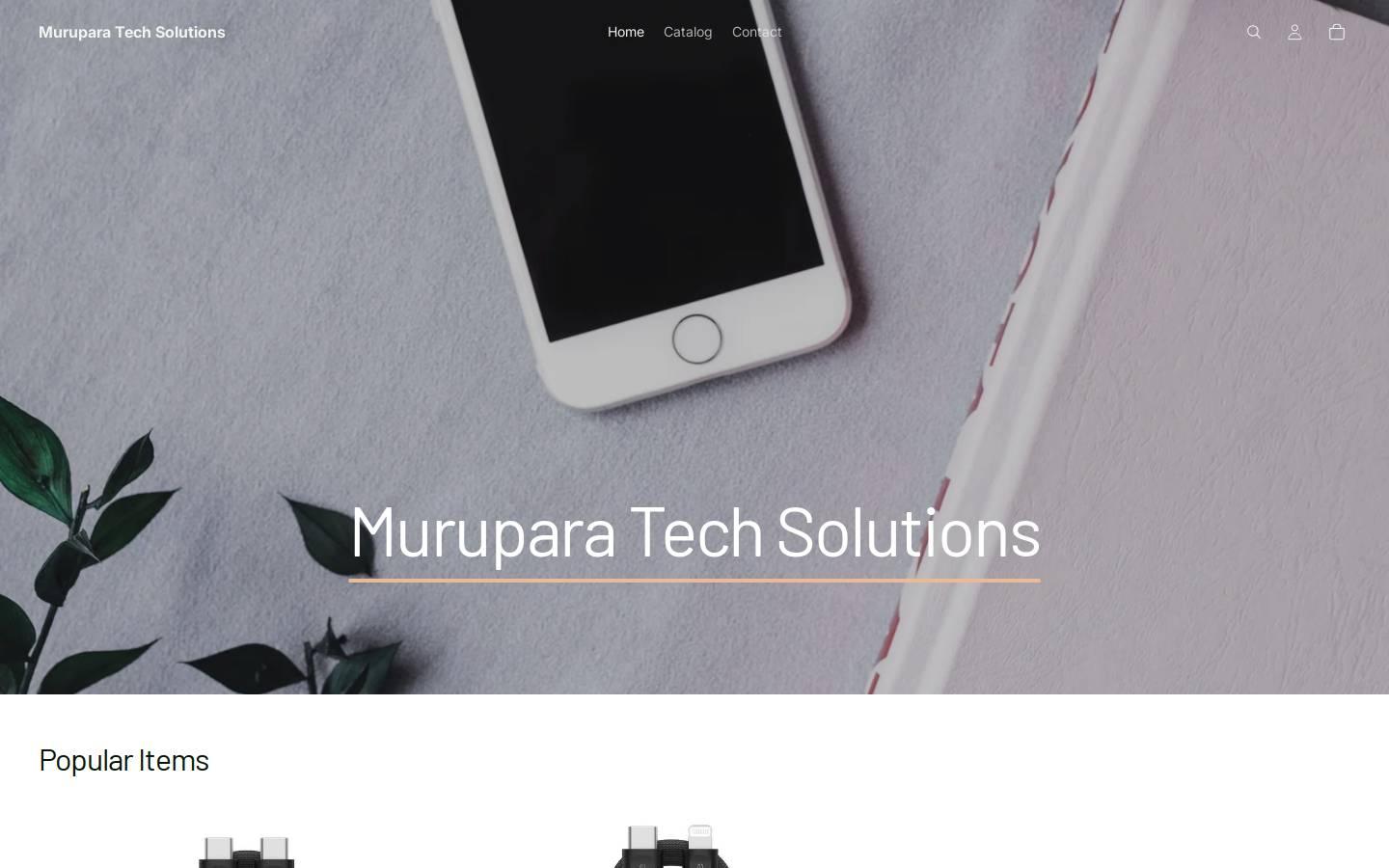 muruparatechsolutions.com homepage screenshot