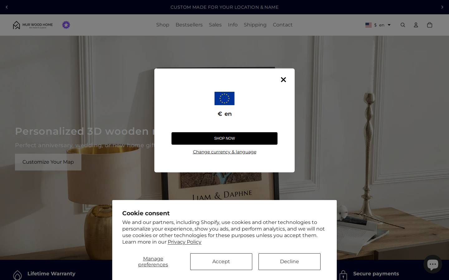 Murwoodhome homepage screenshot