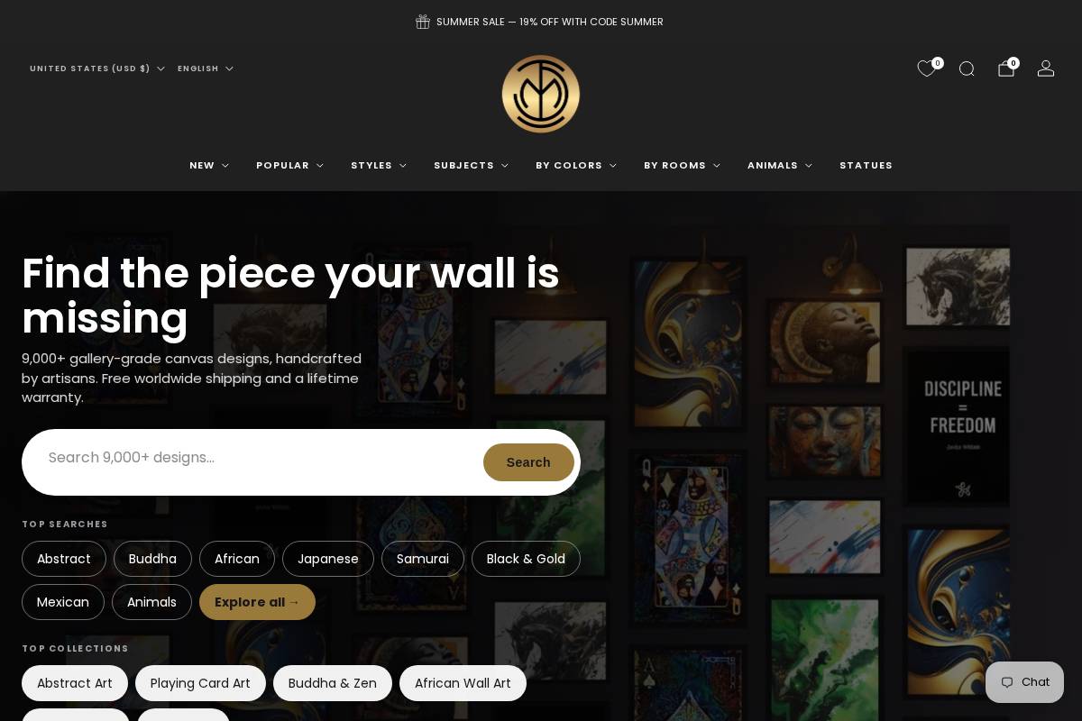 musaartgallery.com homepage screenshot