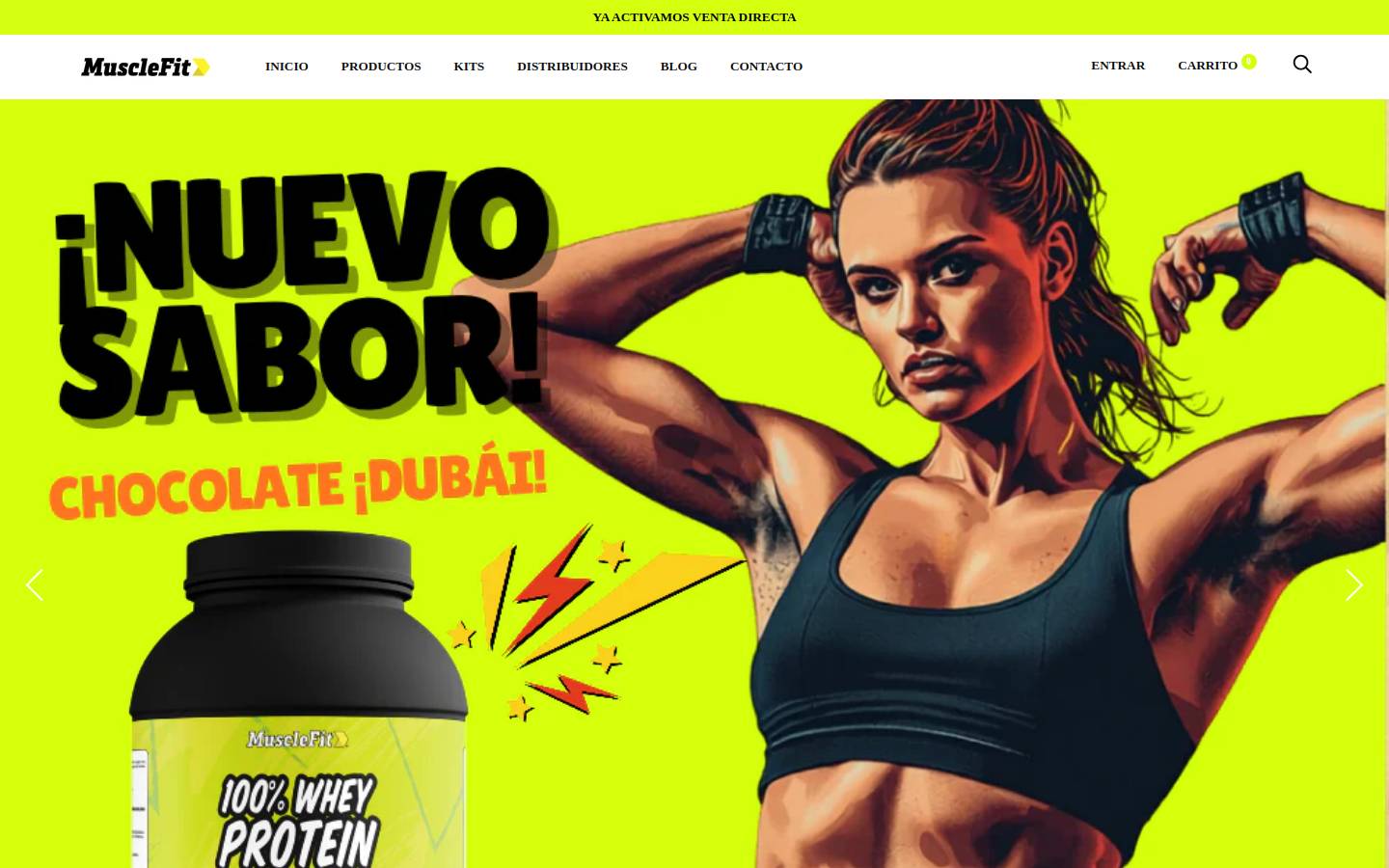 musclefit.com homepage screenshot
