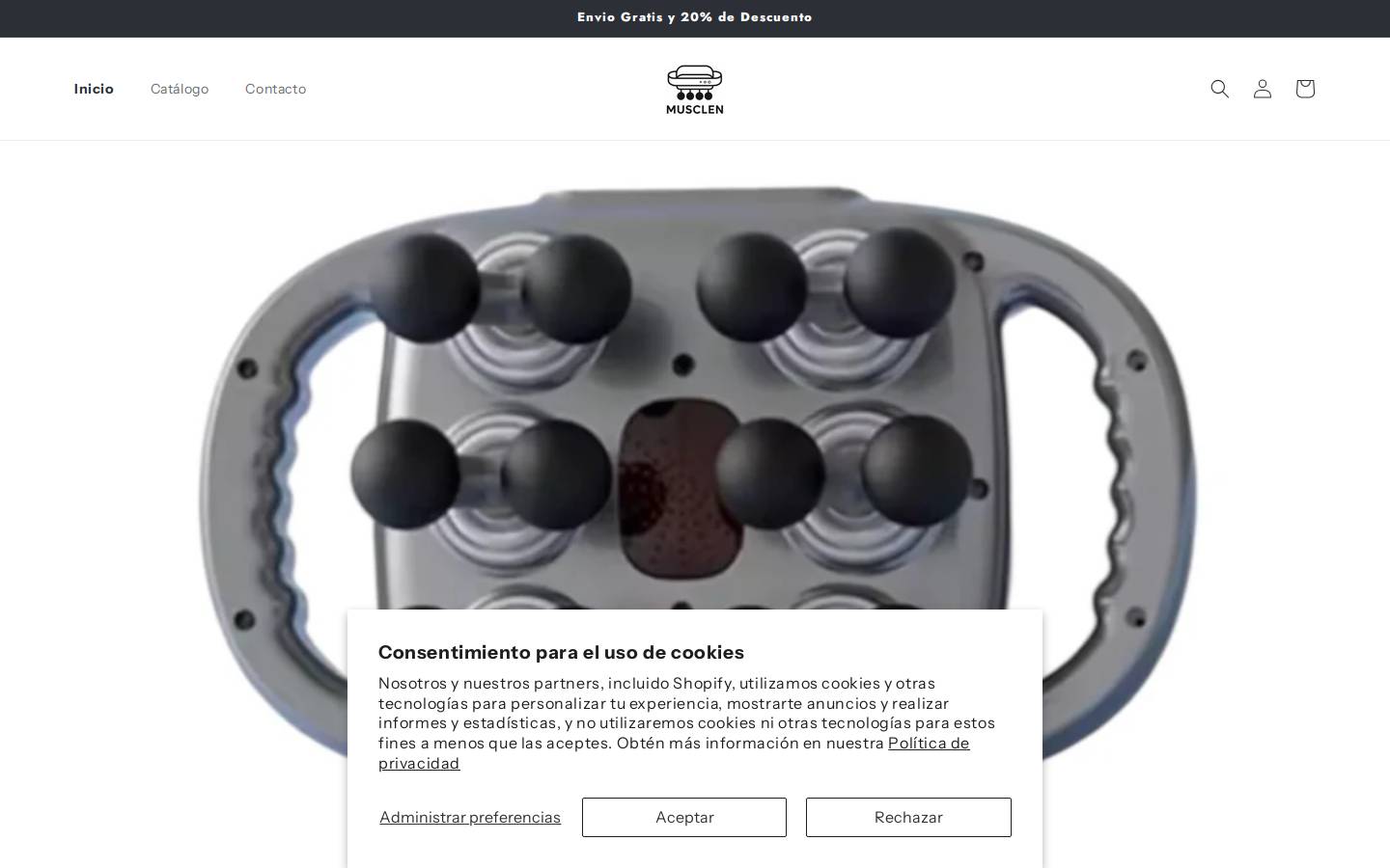 musclen.shop homepage screenshot