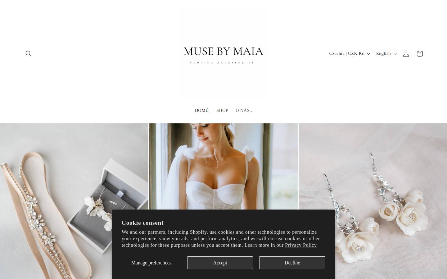 musebymaia.com homepage screenshot