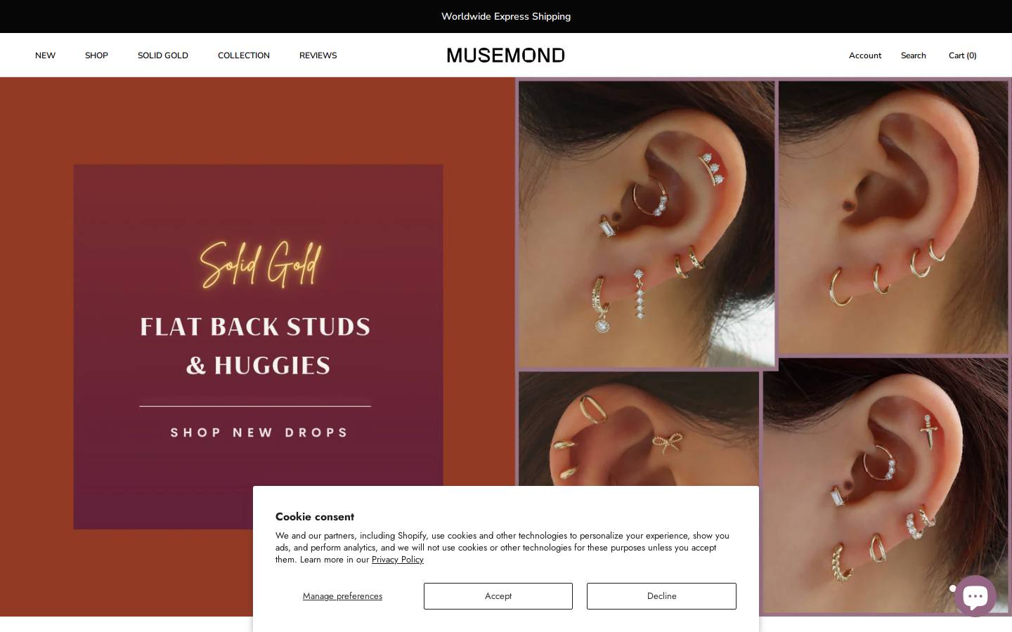 musemond.com homepage screenshot
