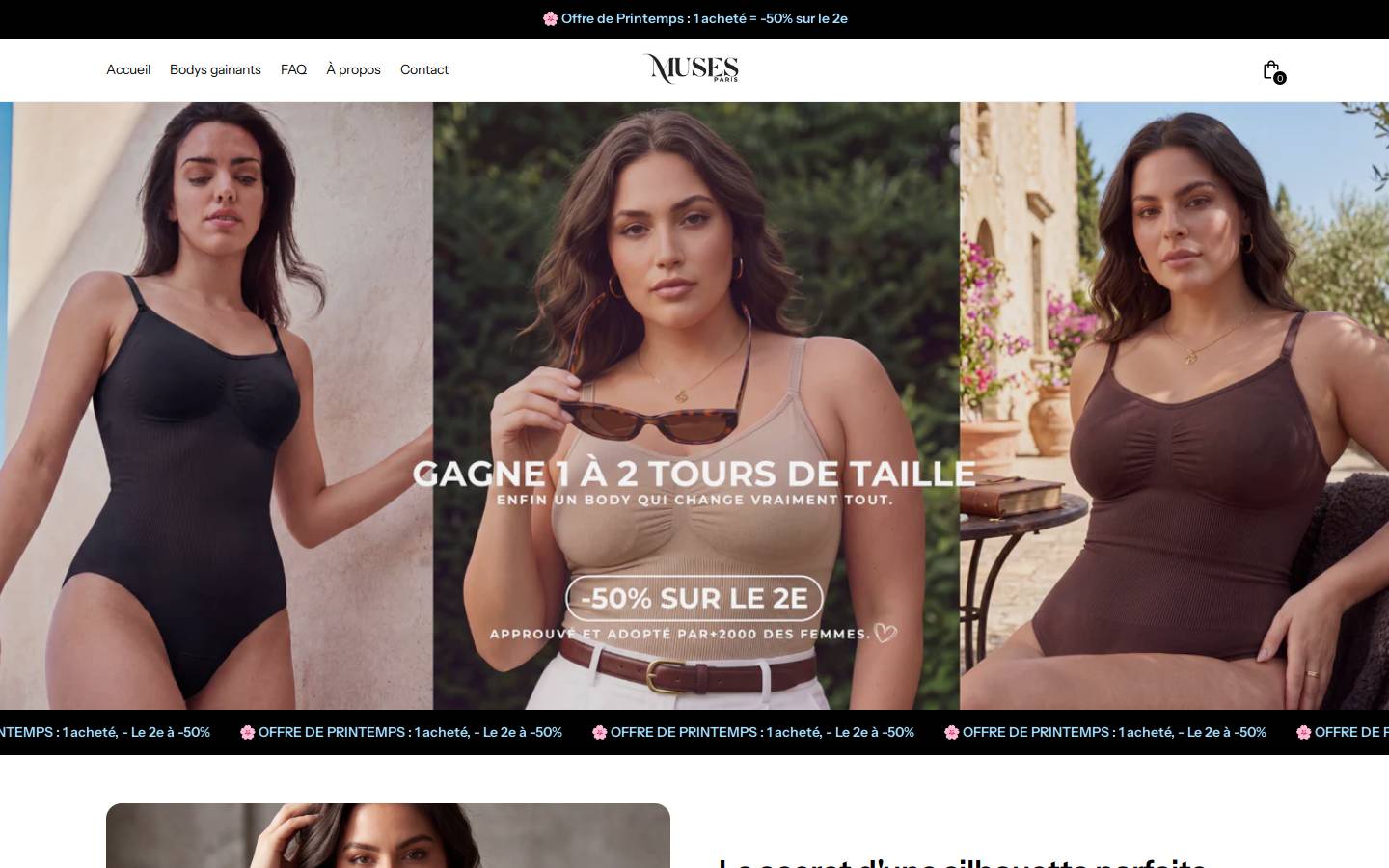 musesparis.com homepage screenshot