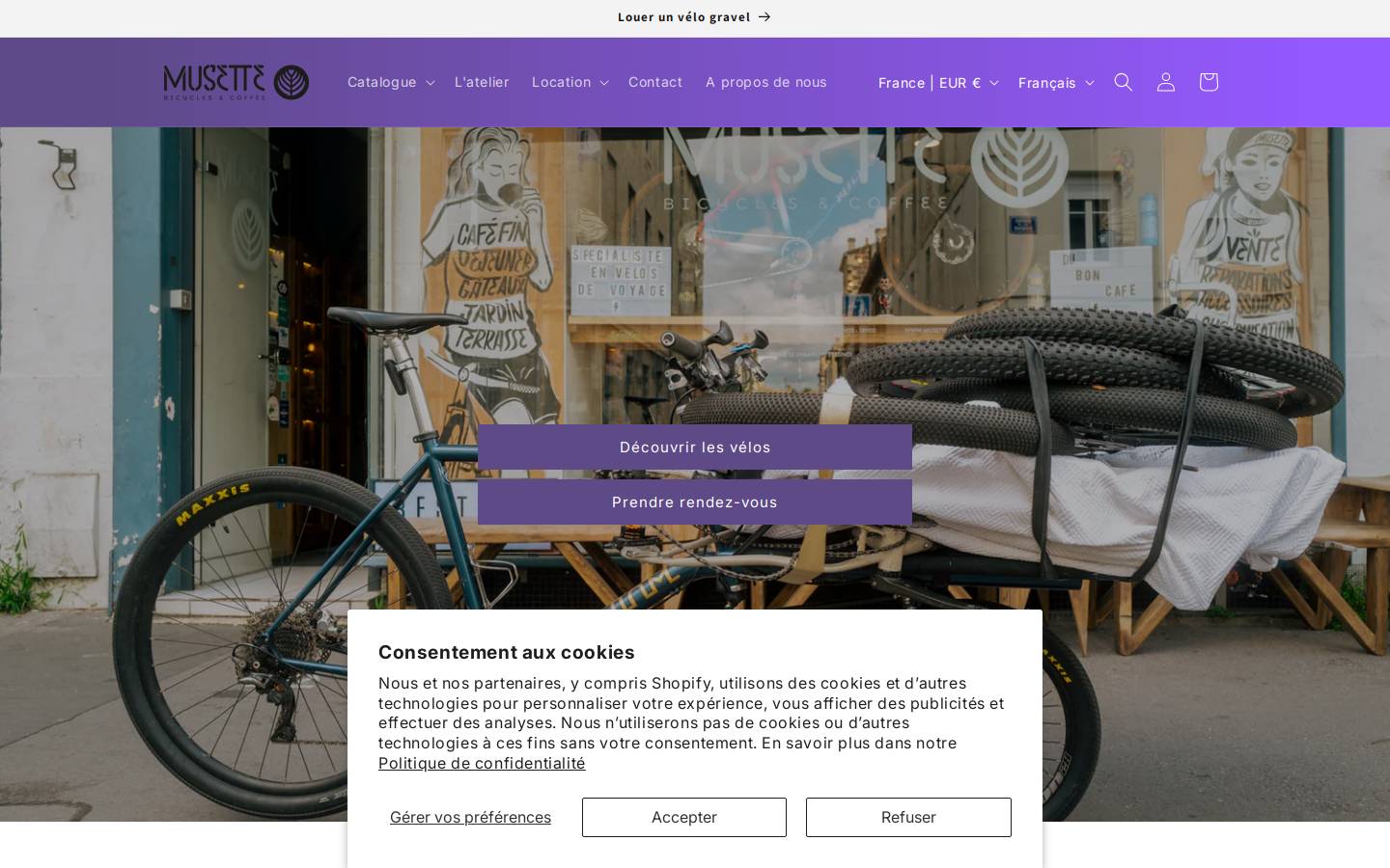 musettebordeaux.com homepage screenshot