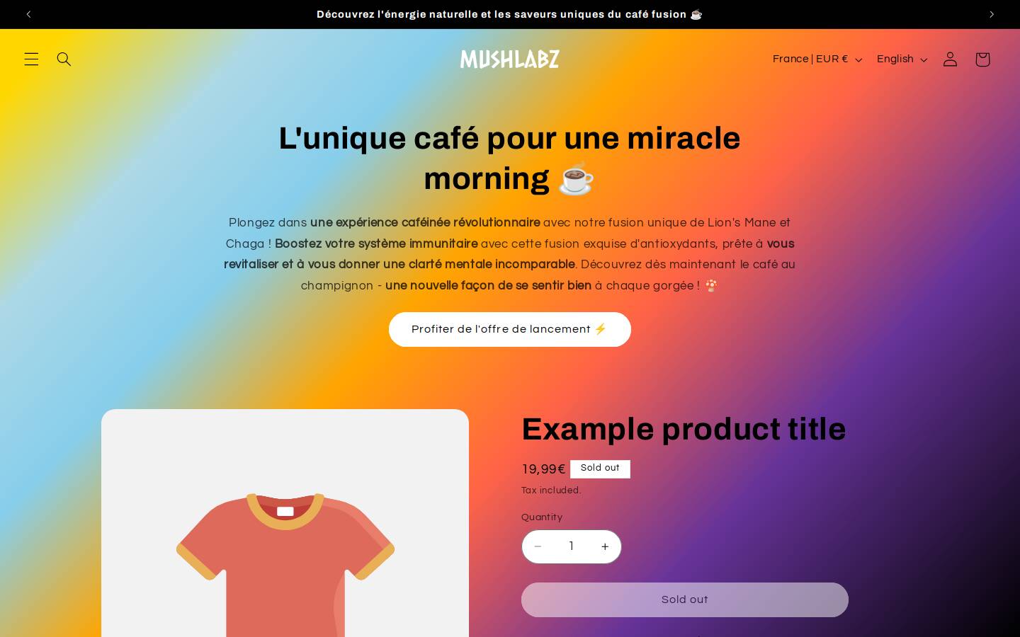 mushlabz.com homepage screenshot