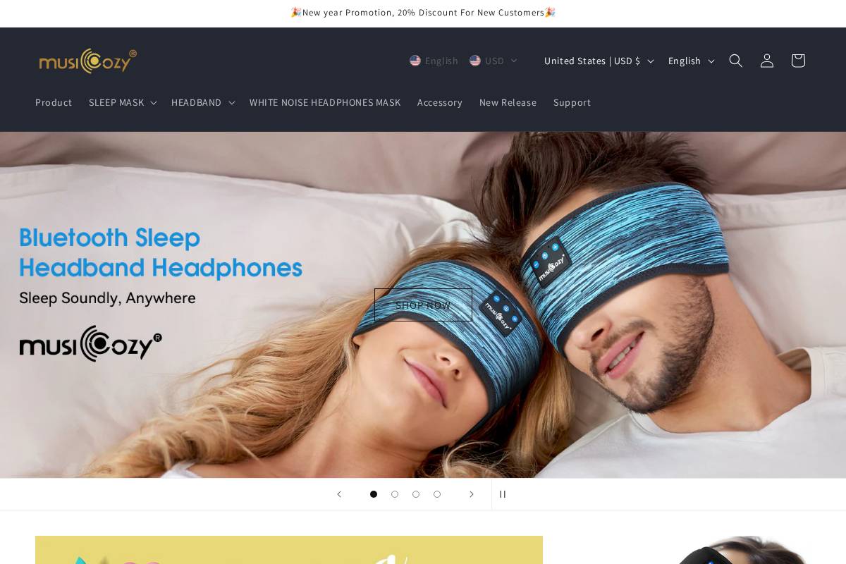 musicozy.cc homepage screenshot