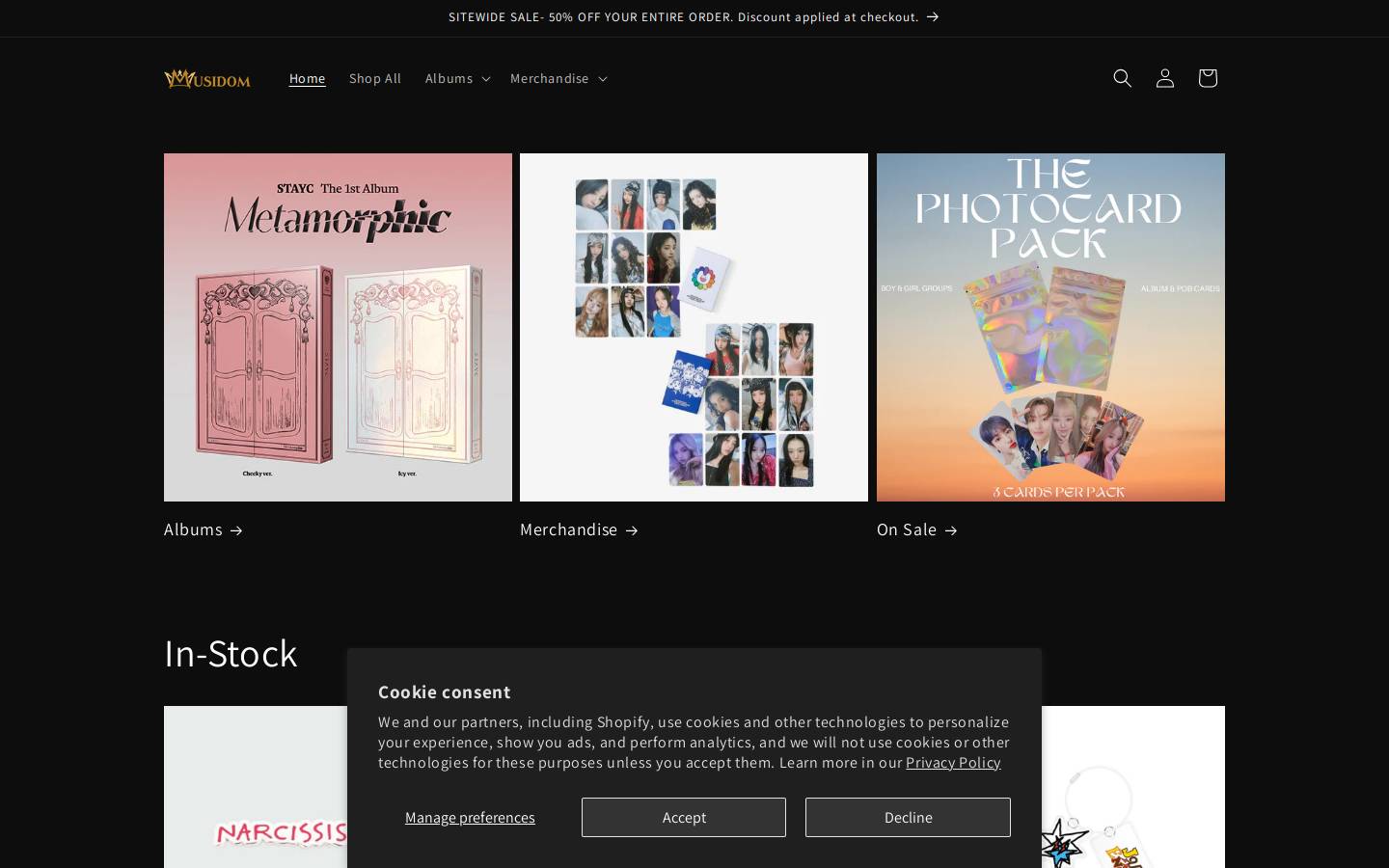 musidom.com homepage screenshot
