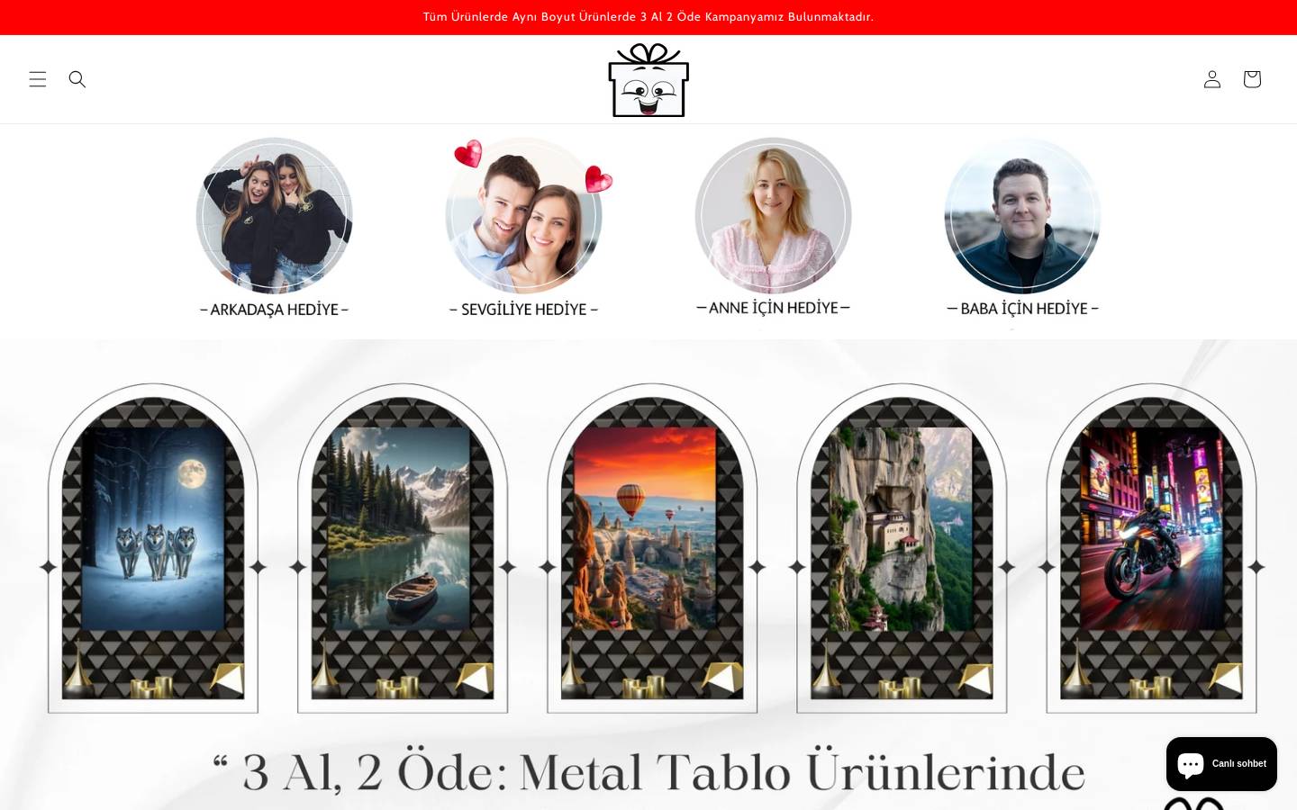 mutluhediyeler.com homepage screenshot