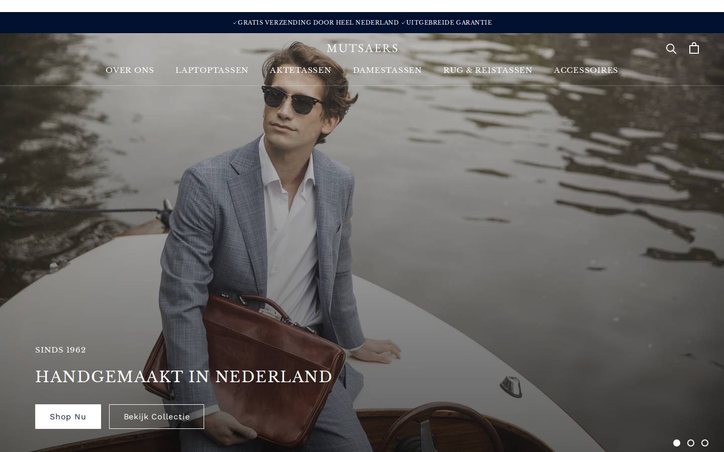 Mutsaers.nl homepage screenshot