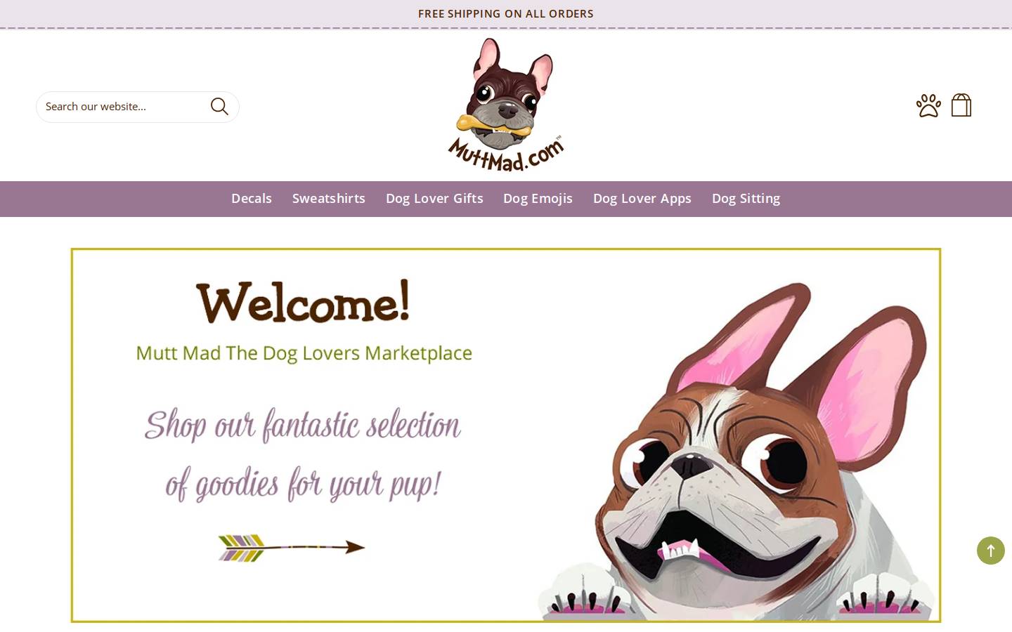 muttmad.com homepage screenshot