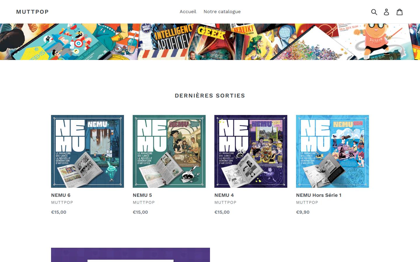 muttpop.fr homepage screenshot