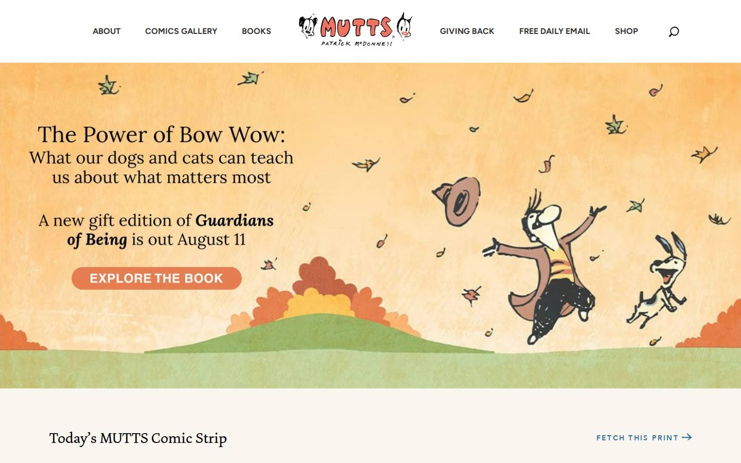 mutts.com homepage screenshot