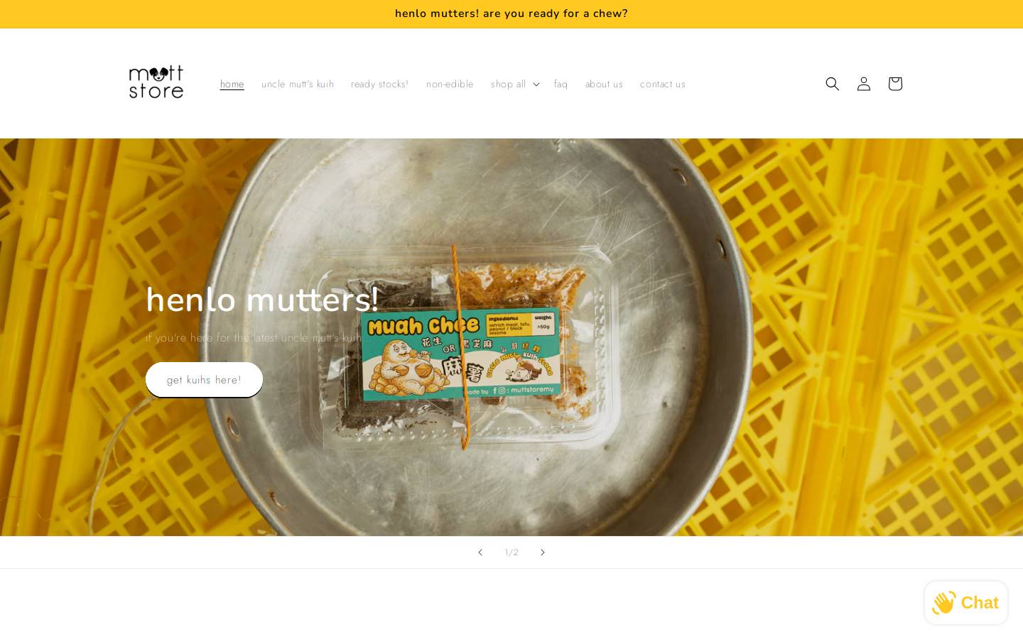 muttstore.my homepage screenshot