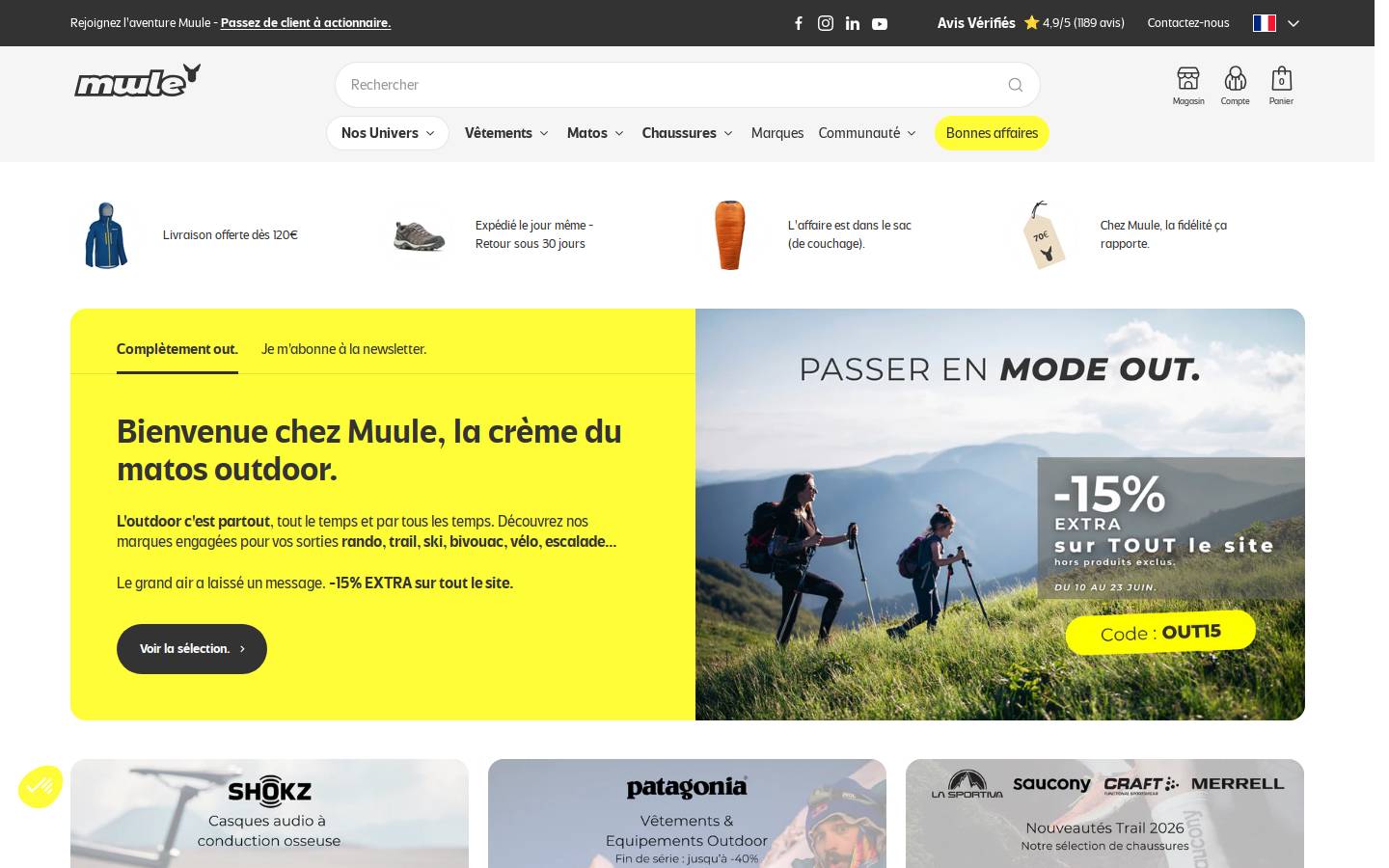 muule.net homepage screenshot