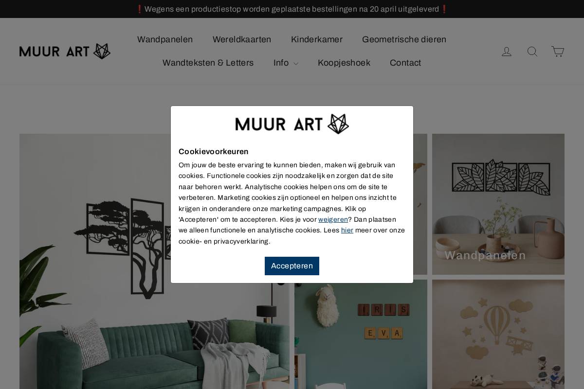 muur-art.nl homepage screenshot