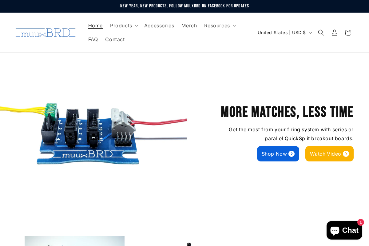 muuxBRD homepage screenshot