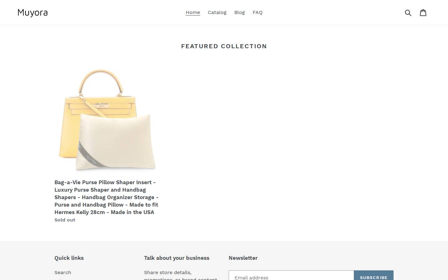 muyora.com homepage screenshot