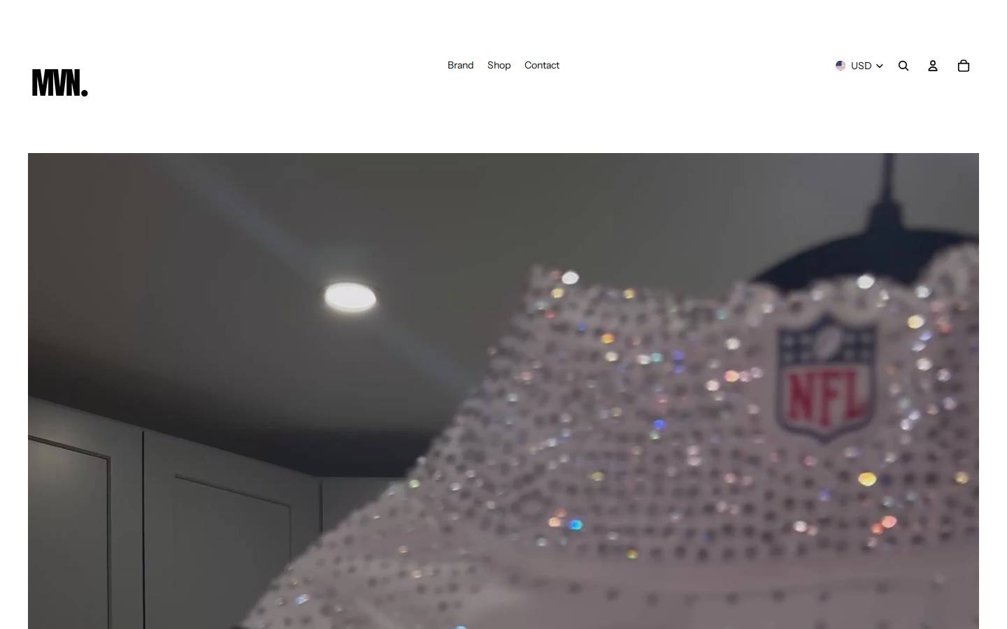mvnthelabel.com homepage screenshot