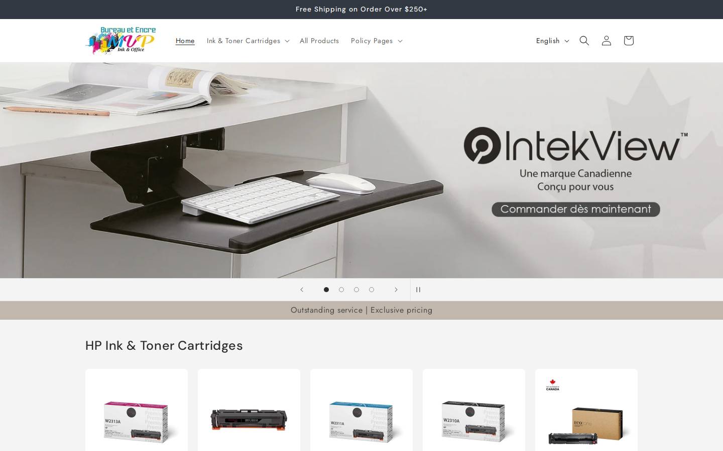 mvpinkandoffice.com homepage screenshot