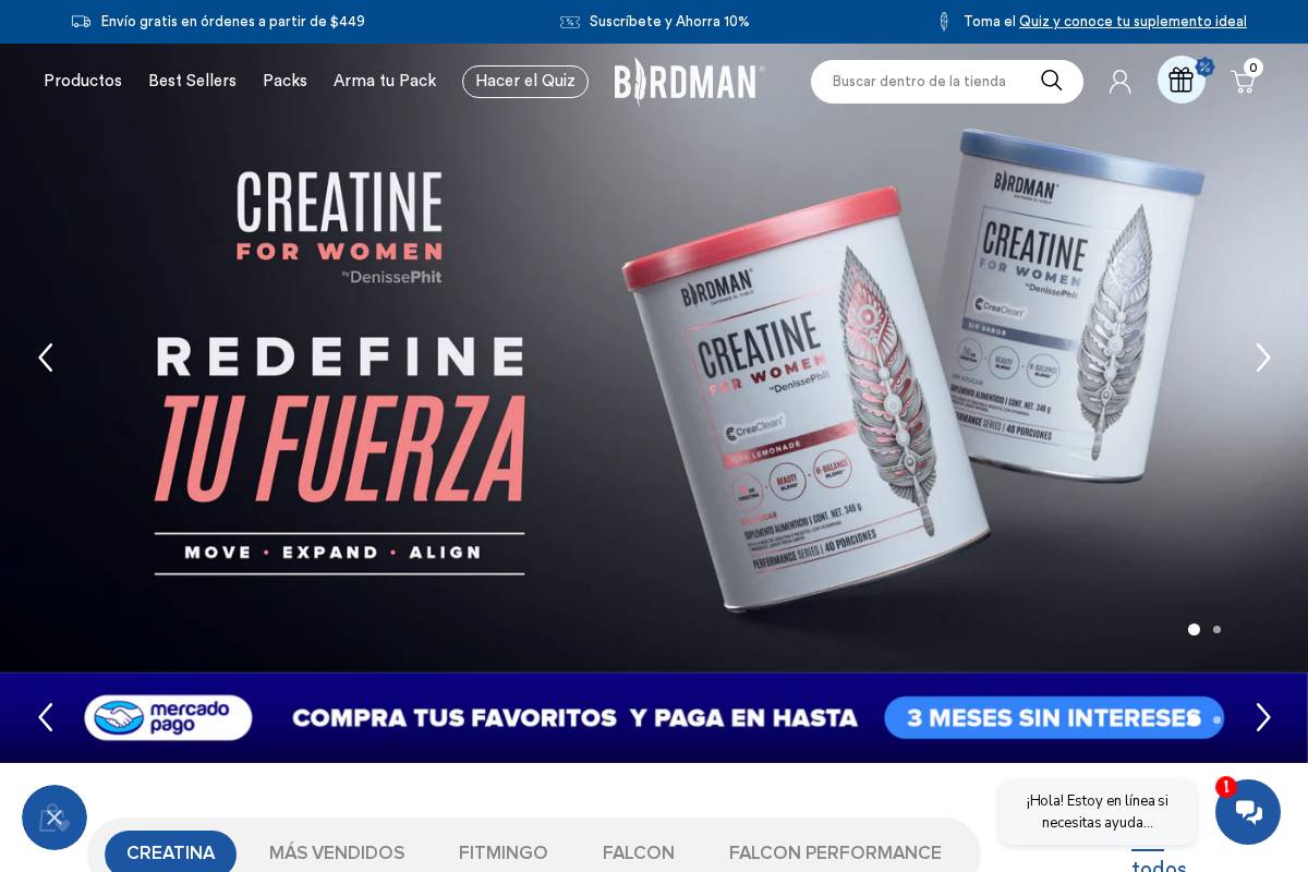 mx.birdman.com homepage screenshot