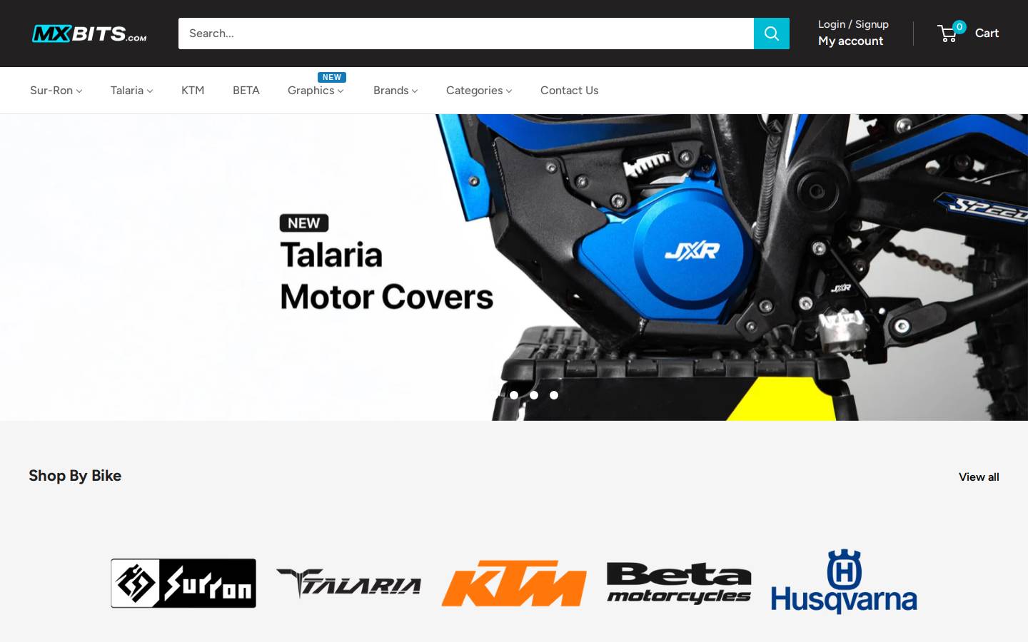 MXBITS homepage screenshot