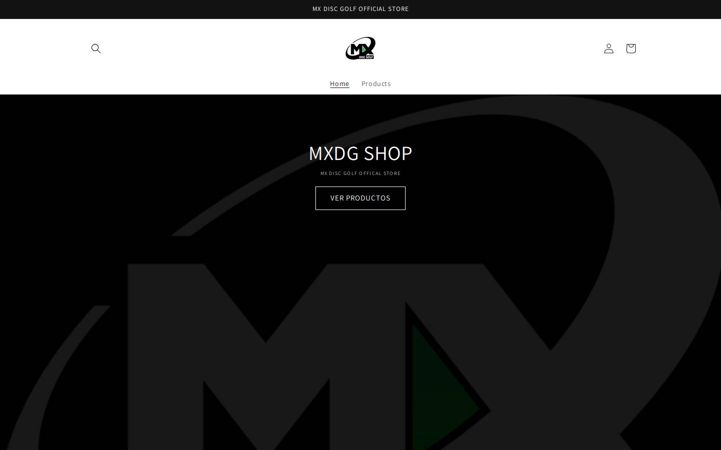 mxdiscgolf.com homepage screenshot